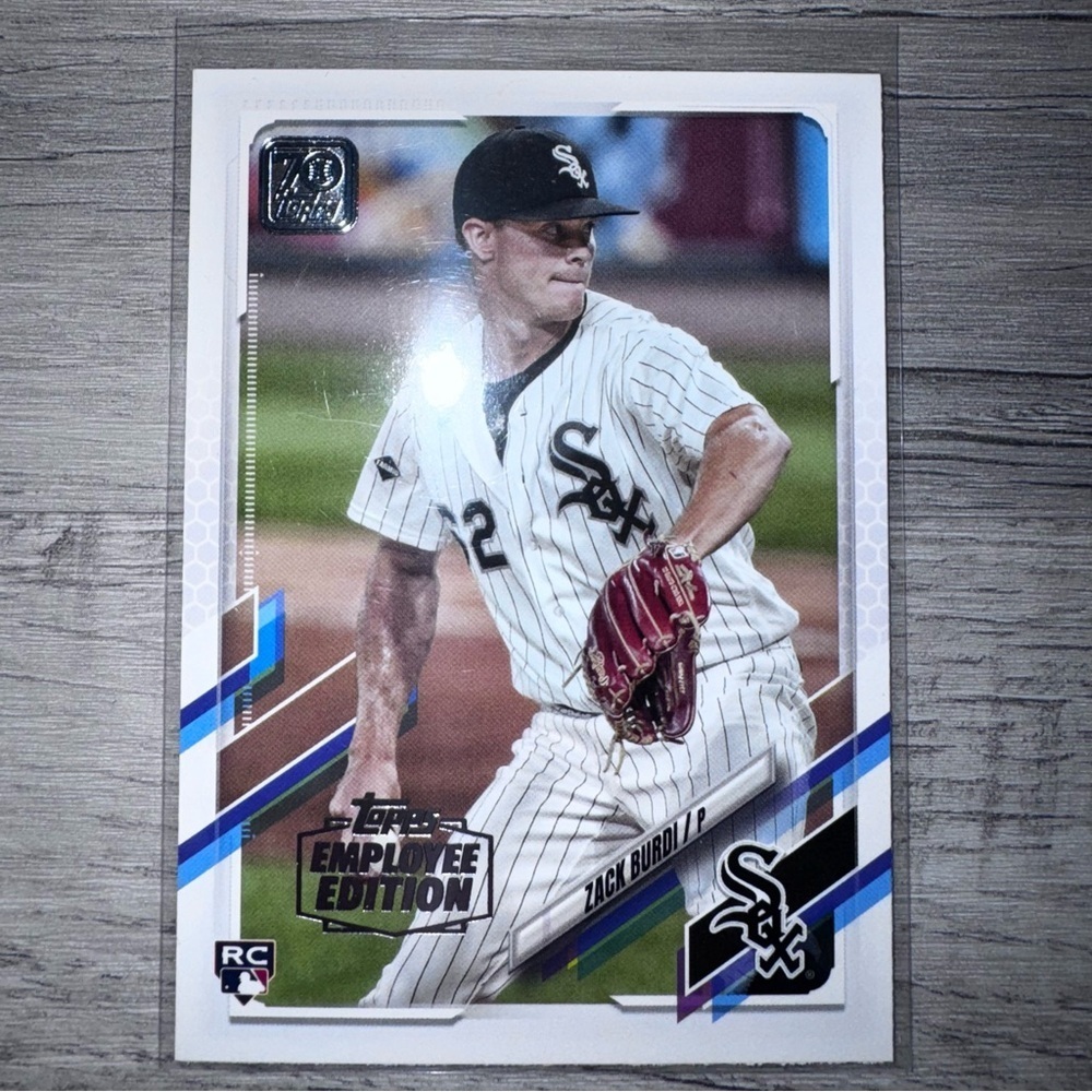 2021 Topps ZACK BURDI Employee Edition Rare card #483 CHICAGO WHITE SOX - Picture 1 of 4